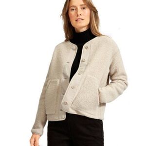 Everlane Teddy Jacket Oatmeal